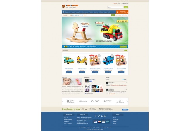 Childrens Store Template 3